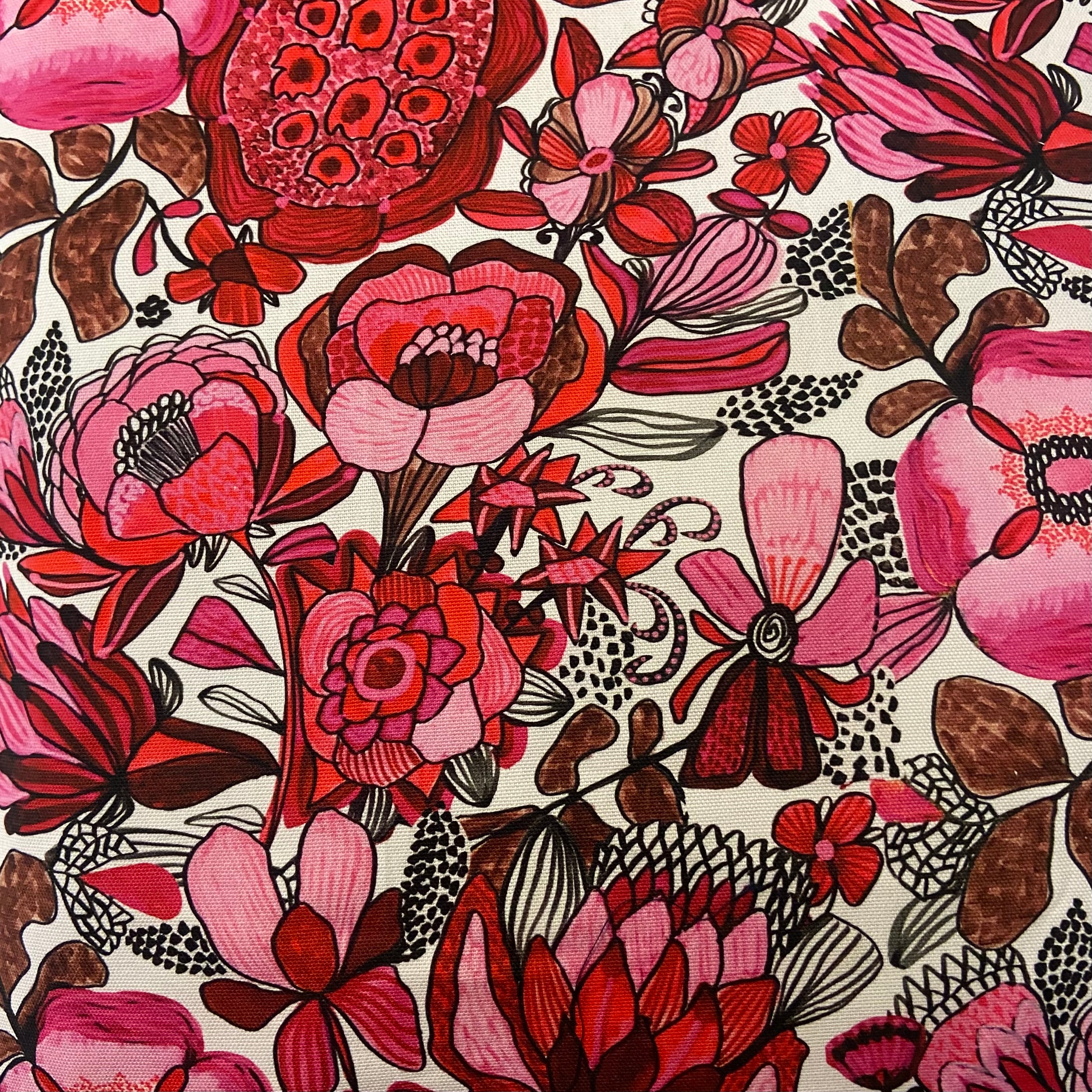 Cushion - PINK FLEURS