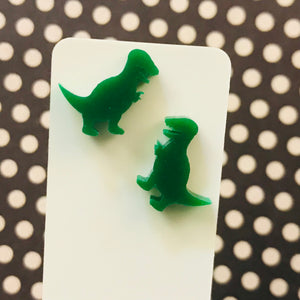 Novelty Studs Earrings - Graphic Acrylic