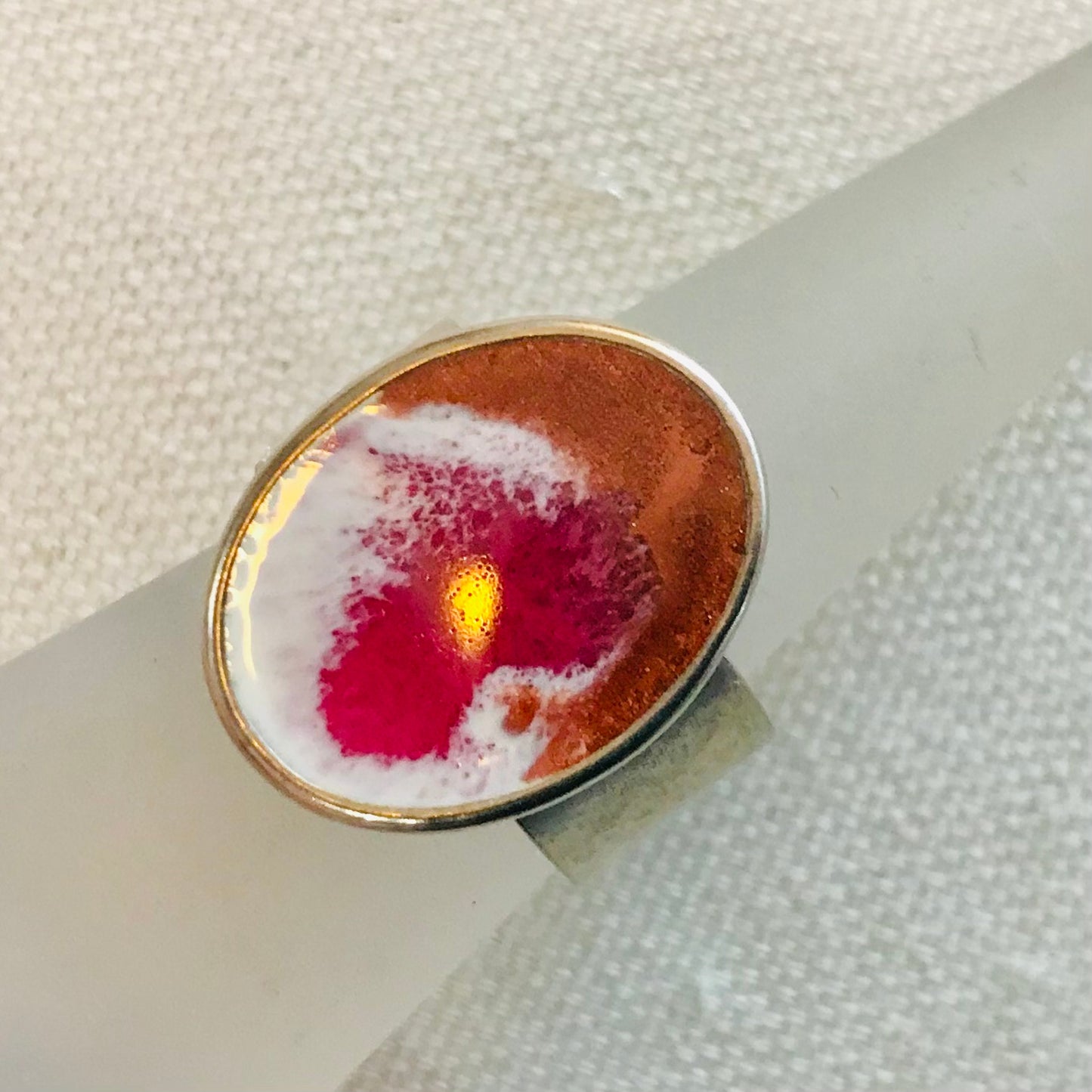 Mixed Metal & Resin adjustable rings