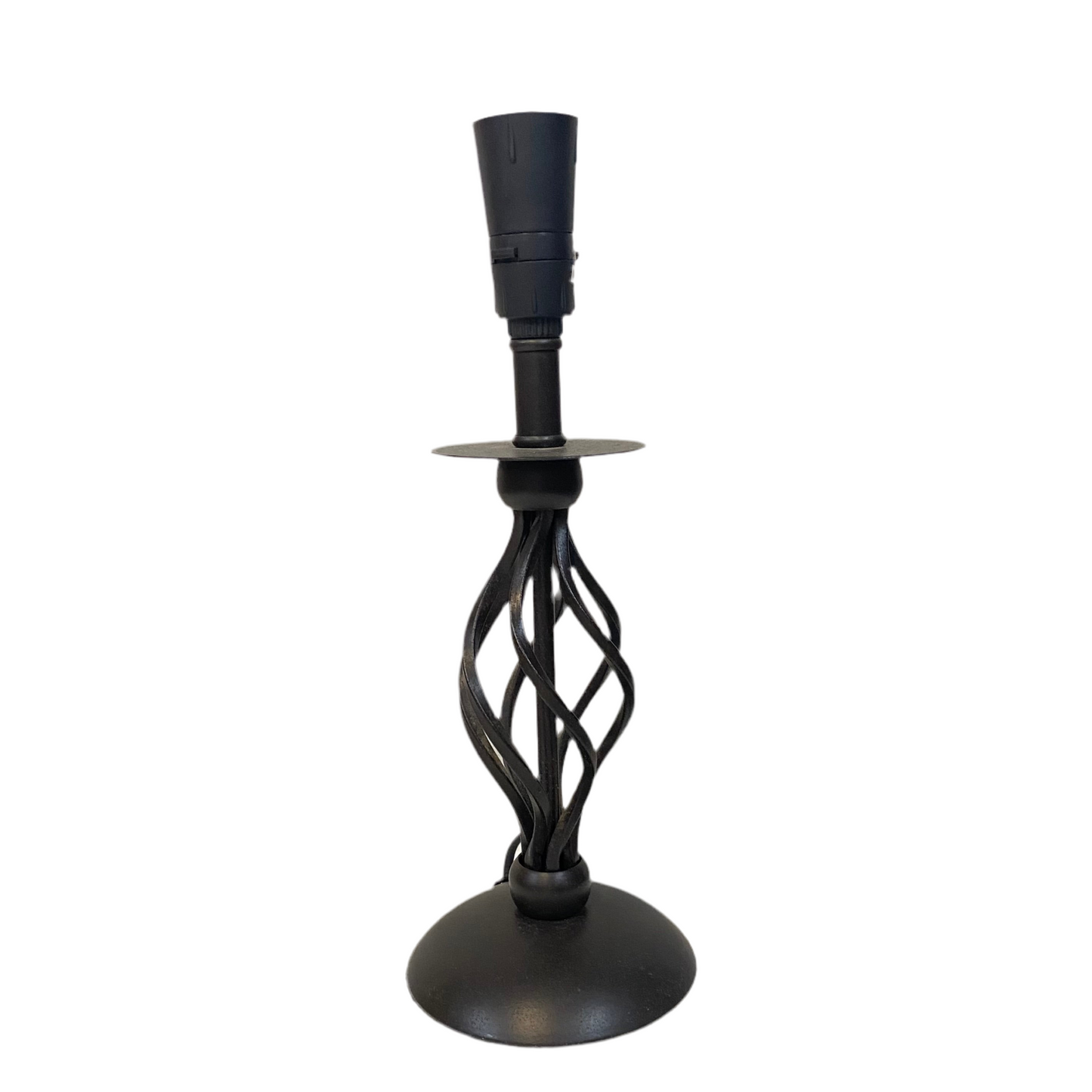 Lamp Base Only - Twisted Iron Table Lamp