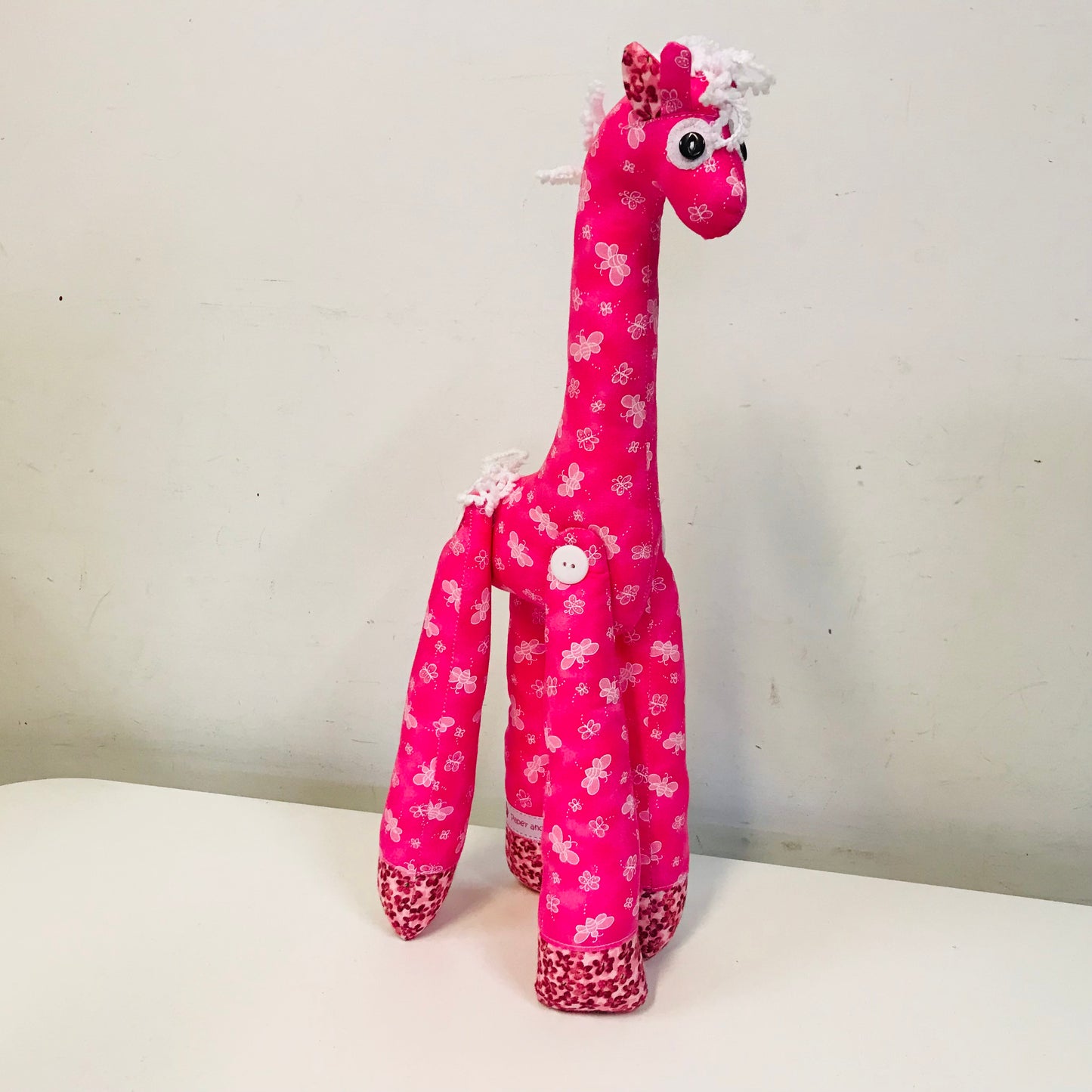 Handmade Soft Toy Standing Giraffe