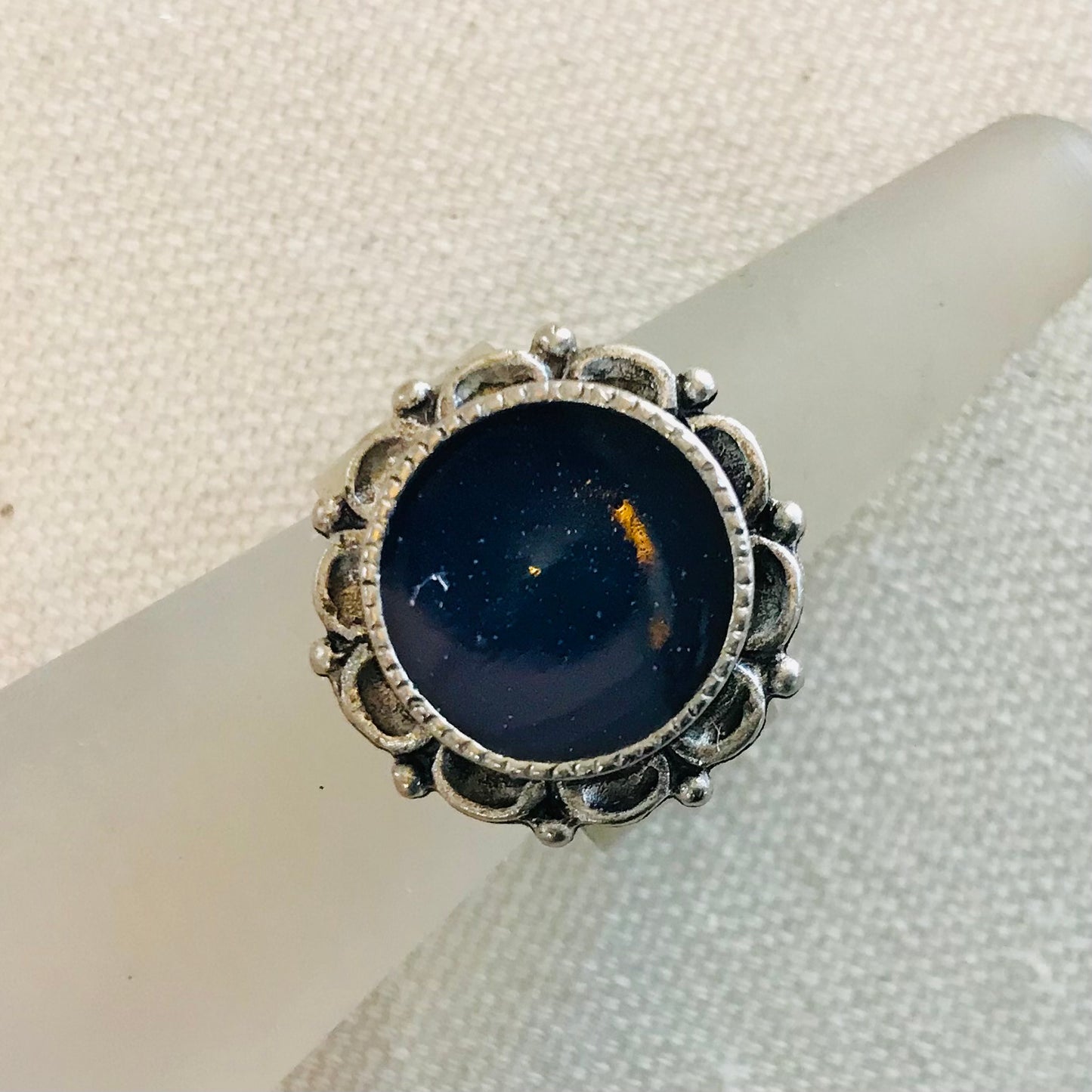 Mixed Metal & Resin adjustable rings