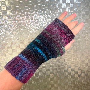 Crochet fingerless gloves - various colours