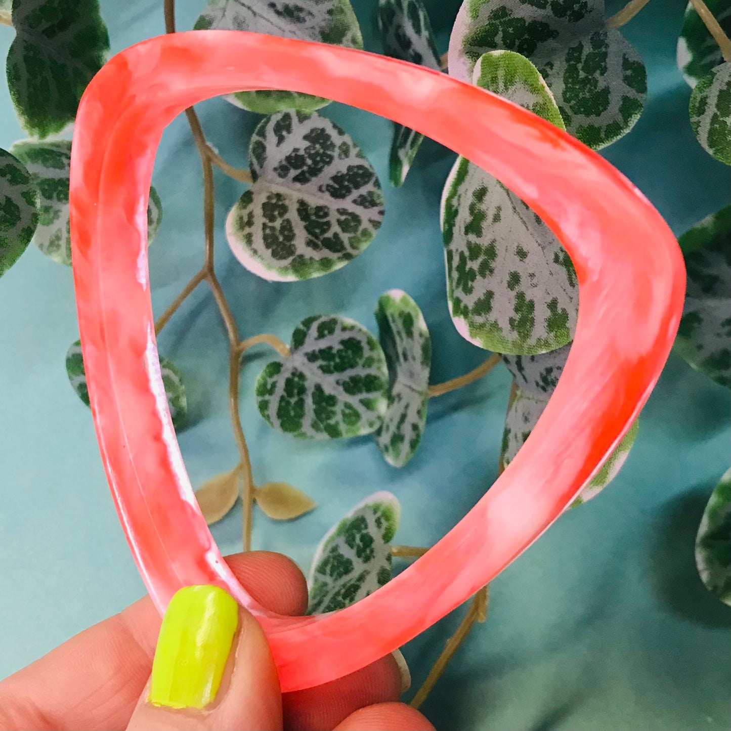 Burst of Colour Resin Bangle - Triangle Set