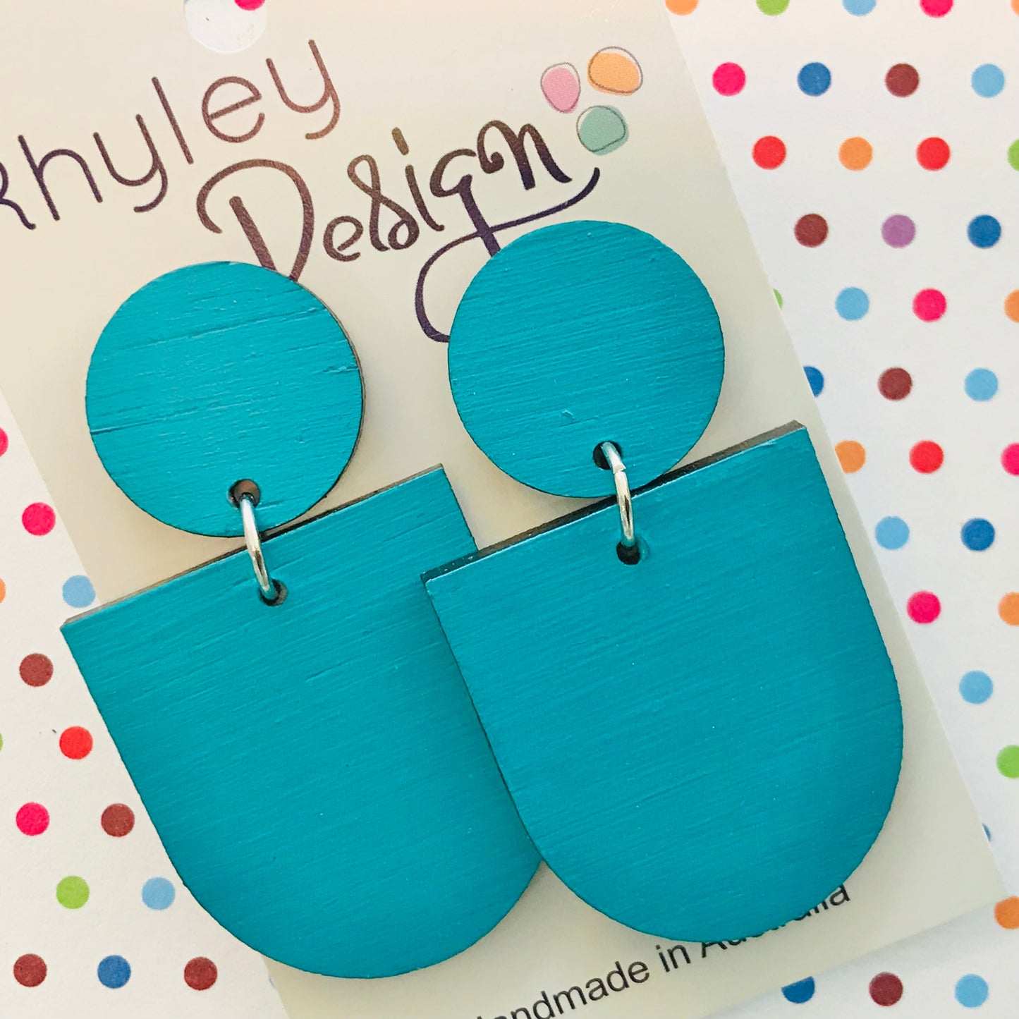 Twin Drop Statement Earrings
