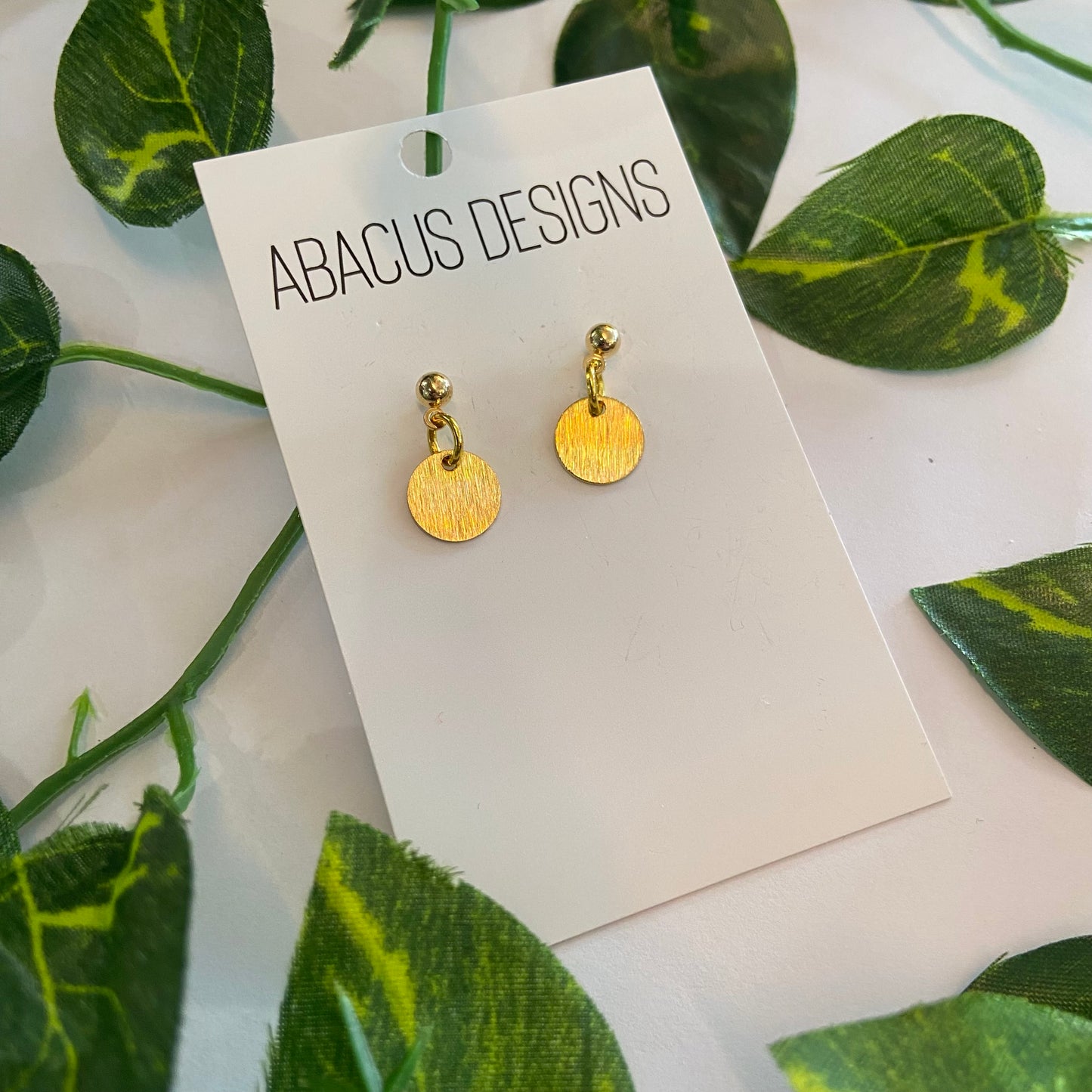 Brass Dangle Earrings