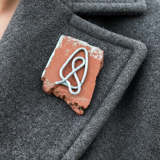 Found Object Brooch - Yoga 8