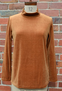 Women's Handmade Skivvi - Toffee Velour