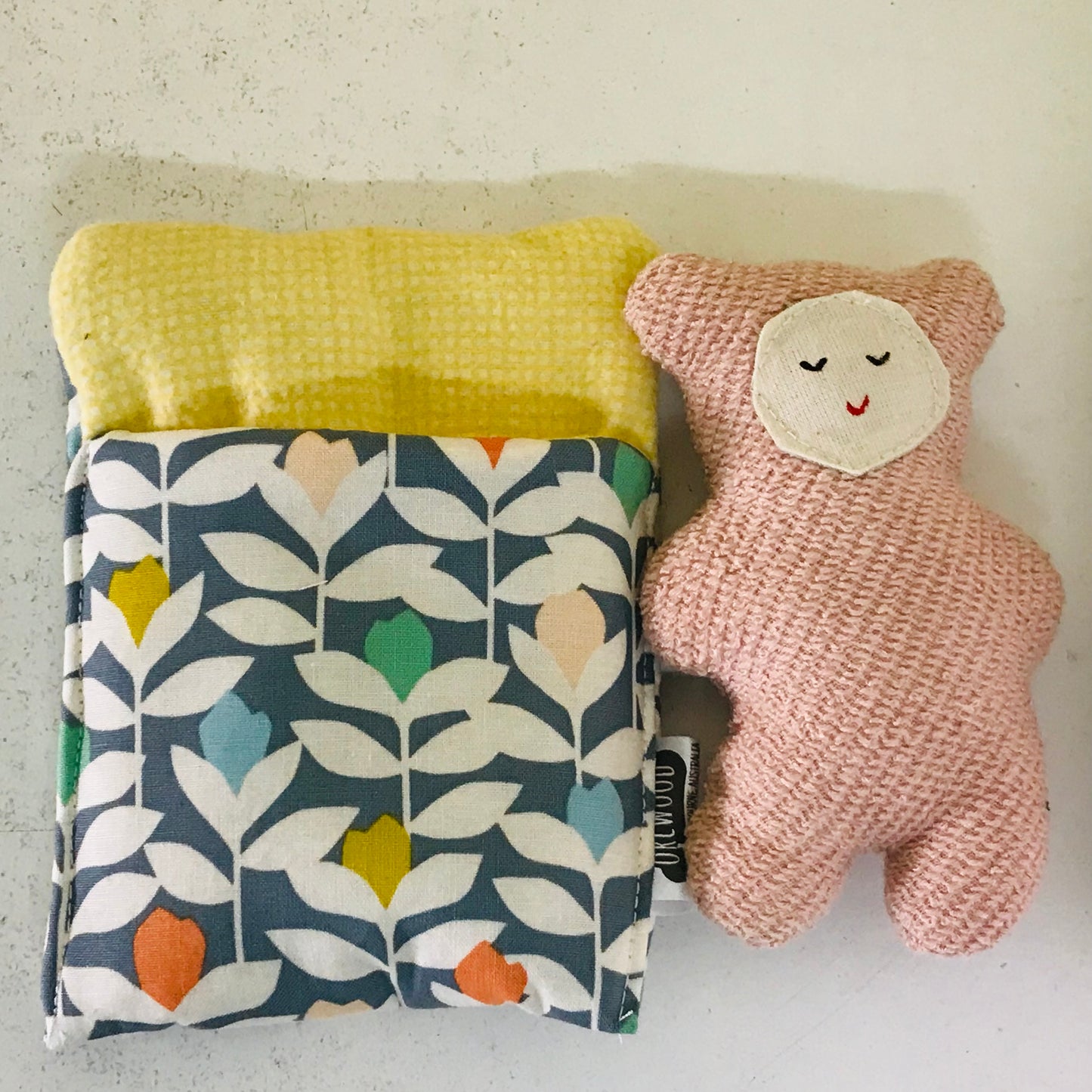 Handmade OOAK Mini Sleepy Bear with Sleeping Bag