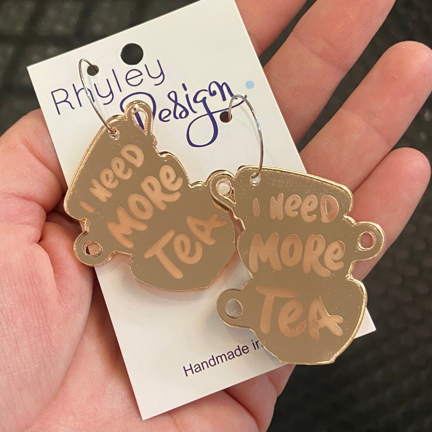 Tea Time Statement Earrings