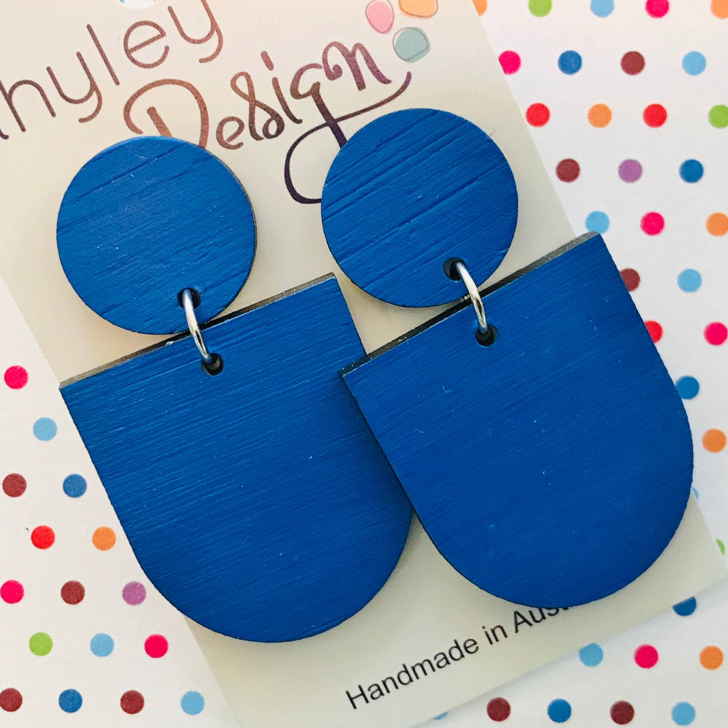 Twin Drop Statement Earrings