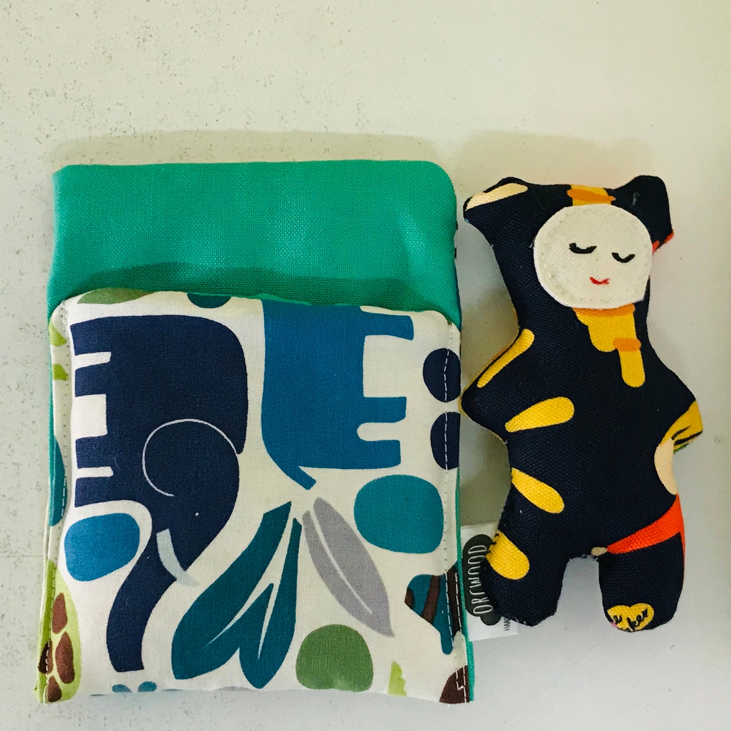 Handmade OOAK Mini Sleepy Bear with Sleeping Bag