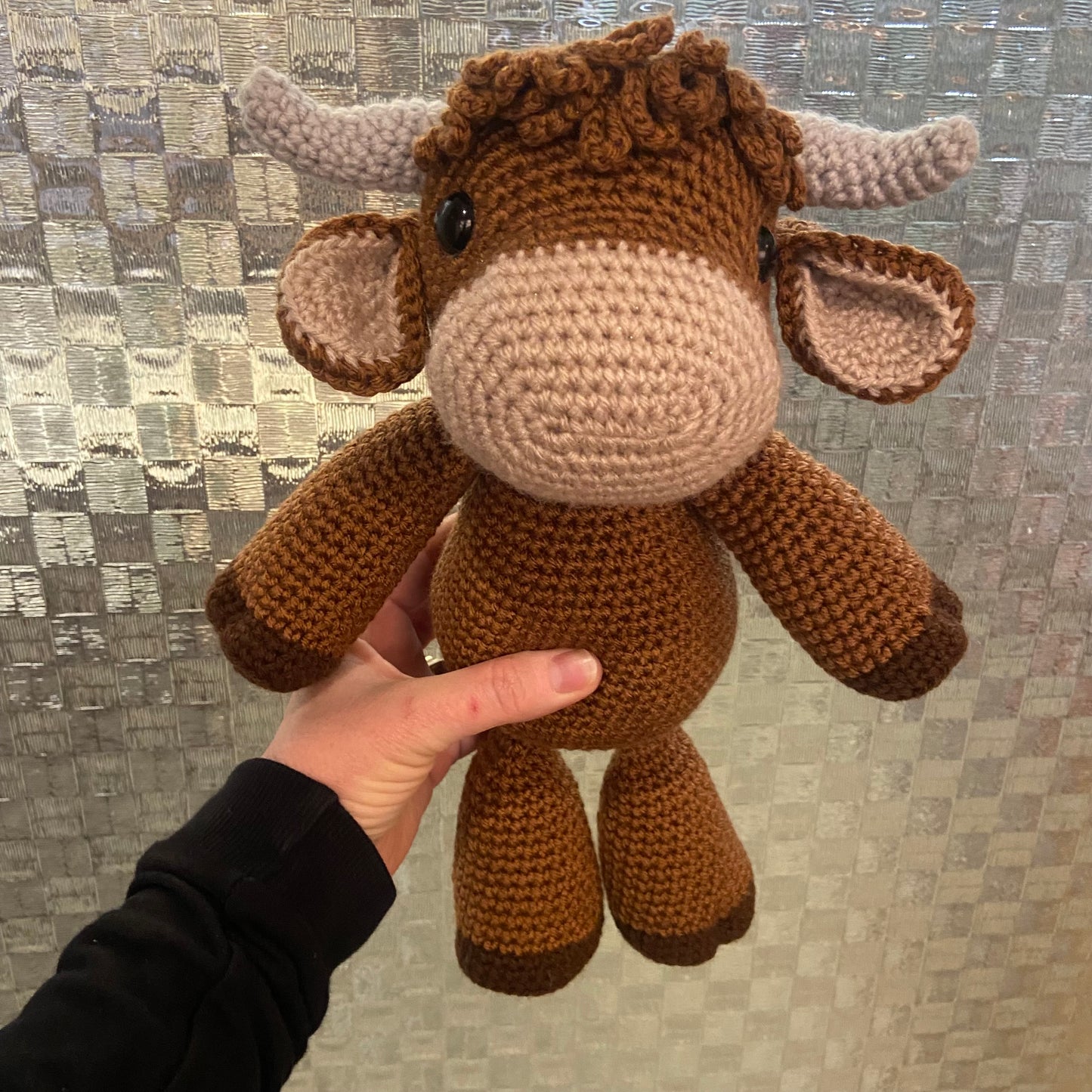 Hairy Coo Crochet Toy 9 (Highland Cow)