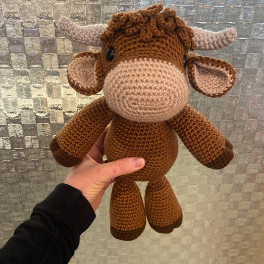 Hairy Coo Crochet Toy 9 (Highland Cow)