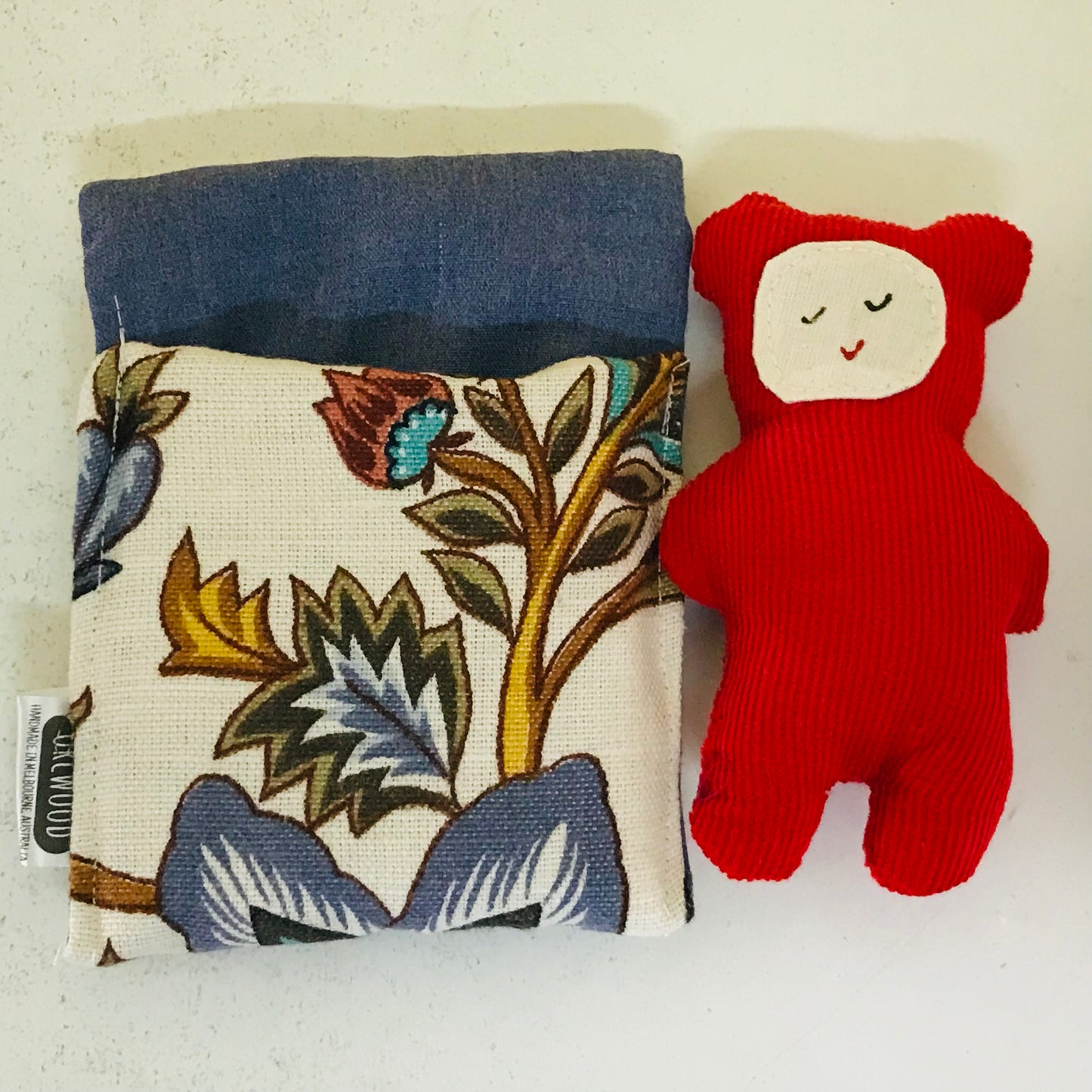 Handmade OOAK Mini Sleepy Bear with Sleeping Bag