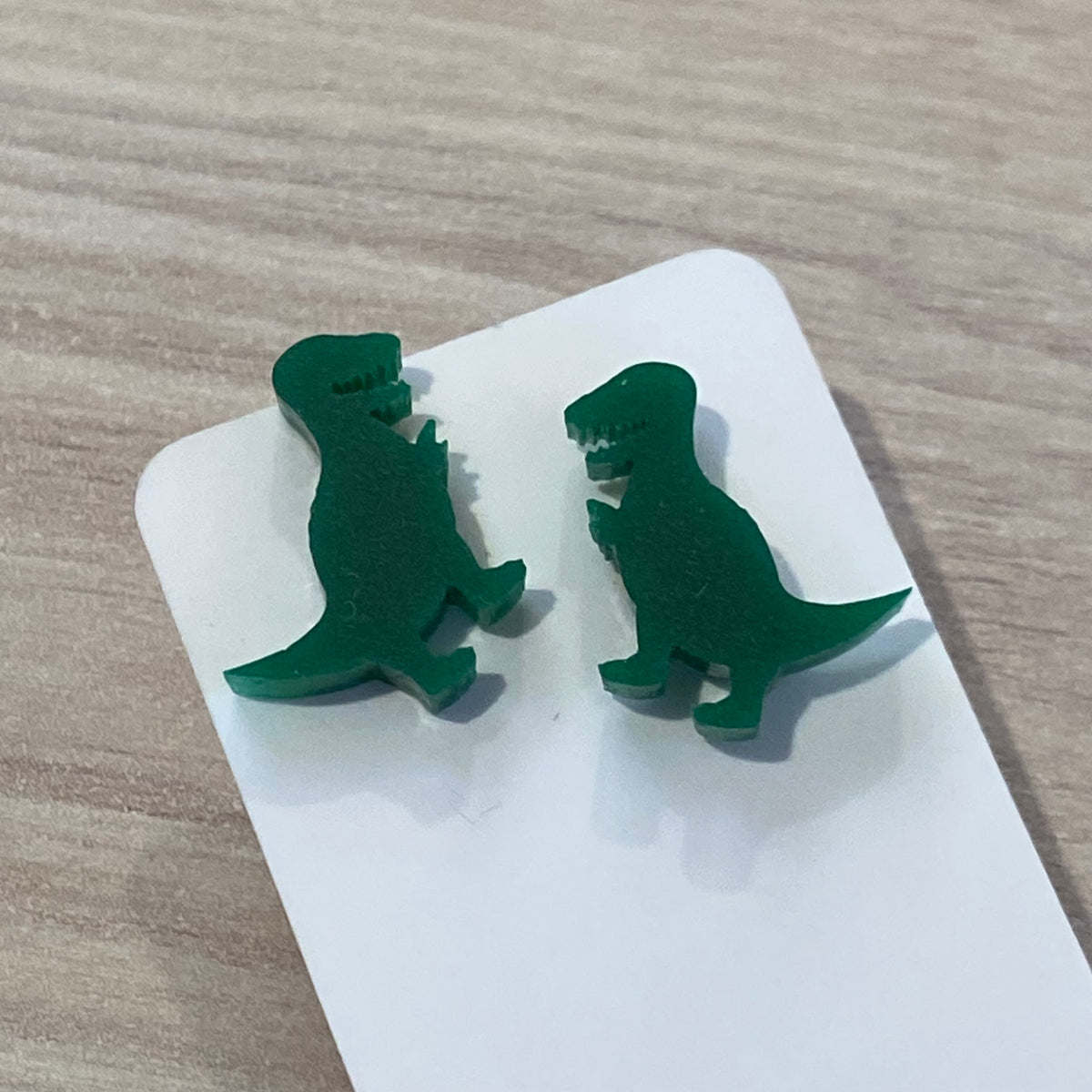 Novelty Studs Earrings - Graphic Acrylic