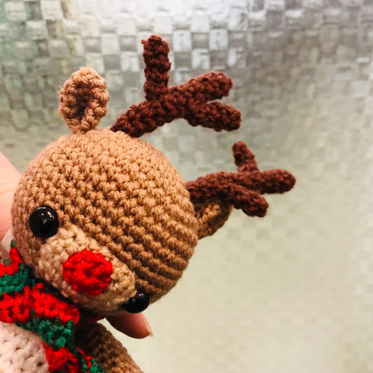 Junior Reindeer Crochet Toy