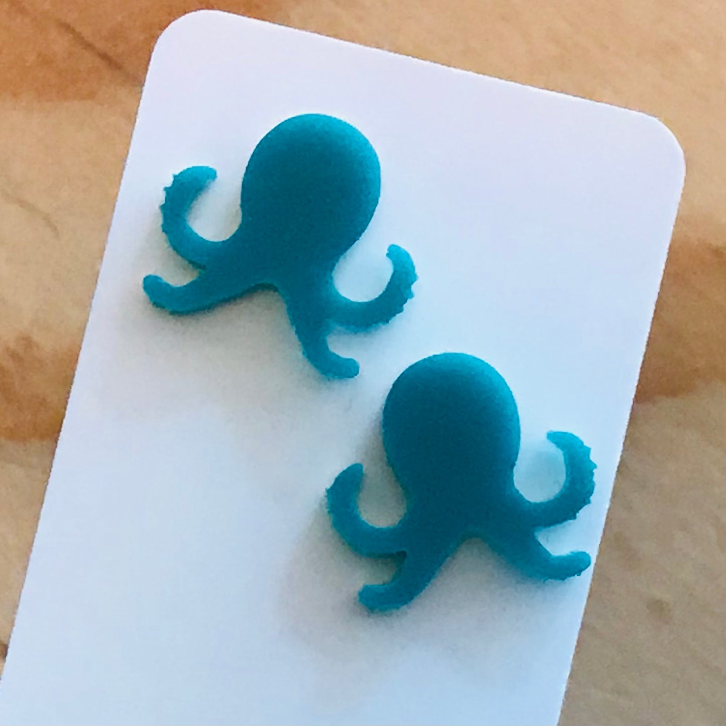 Novelty Studs Earrings - Graphic Acrylic