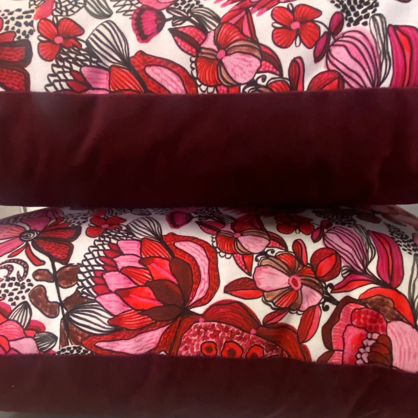 Cushion - PINK FLEURS