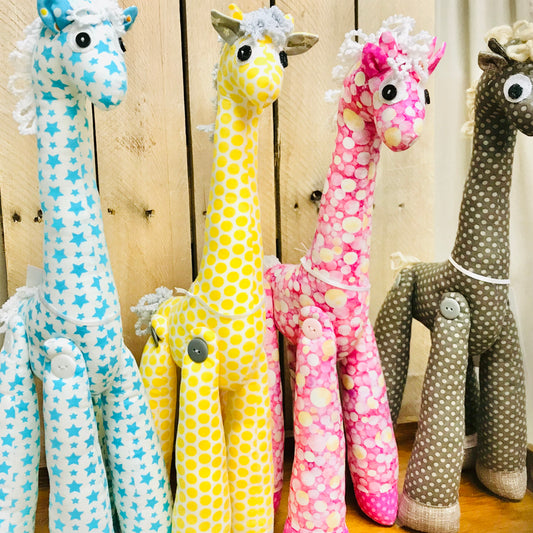 Handmade Soft Toy Standing Giraffe
