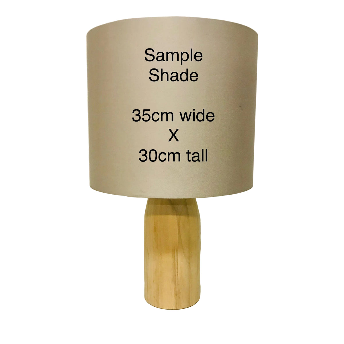 Lamp Base Only - Blonde Timber Table Lamp