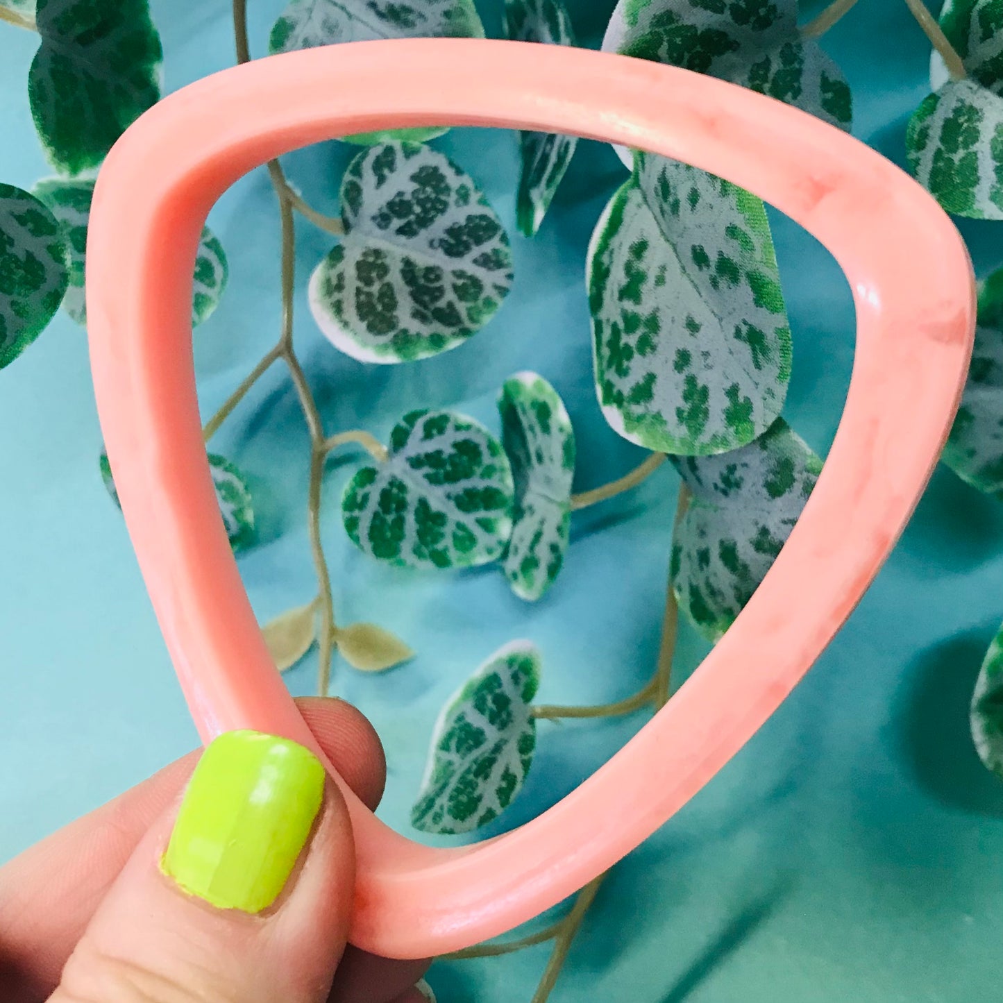 Burst of Colour Resin Bangle - Triangle Set