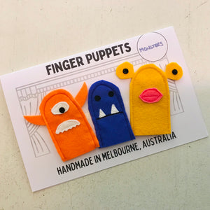 Felt Handmade Finger Puppet Sets