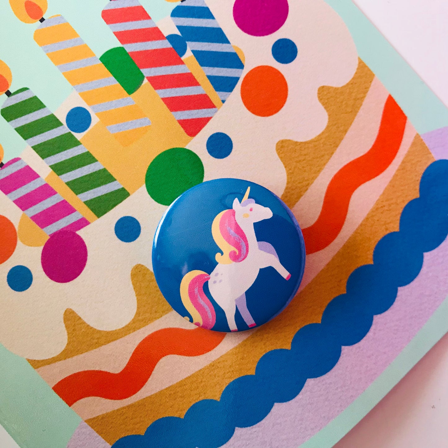 Badge Pin Birthday Cards