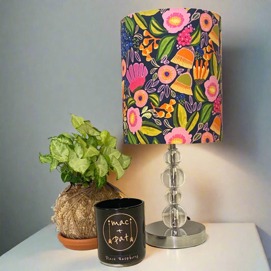 Custom Lamp Shade only - In Full Bloom