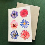 Vintage Floral Greeting Card Collection
