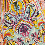 Mid Century Ceramic Table Lamp with Nomad Paisley Shade