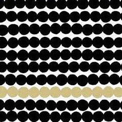 Custom Lamp Shade only - Marimekko Rasymatto with Gold