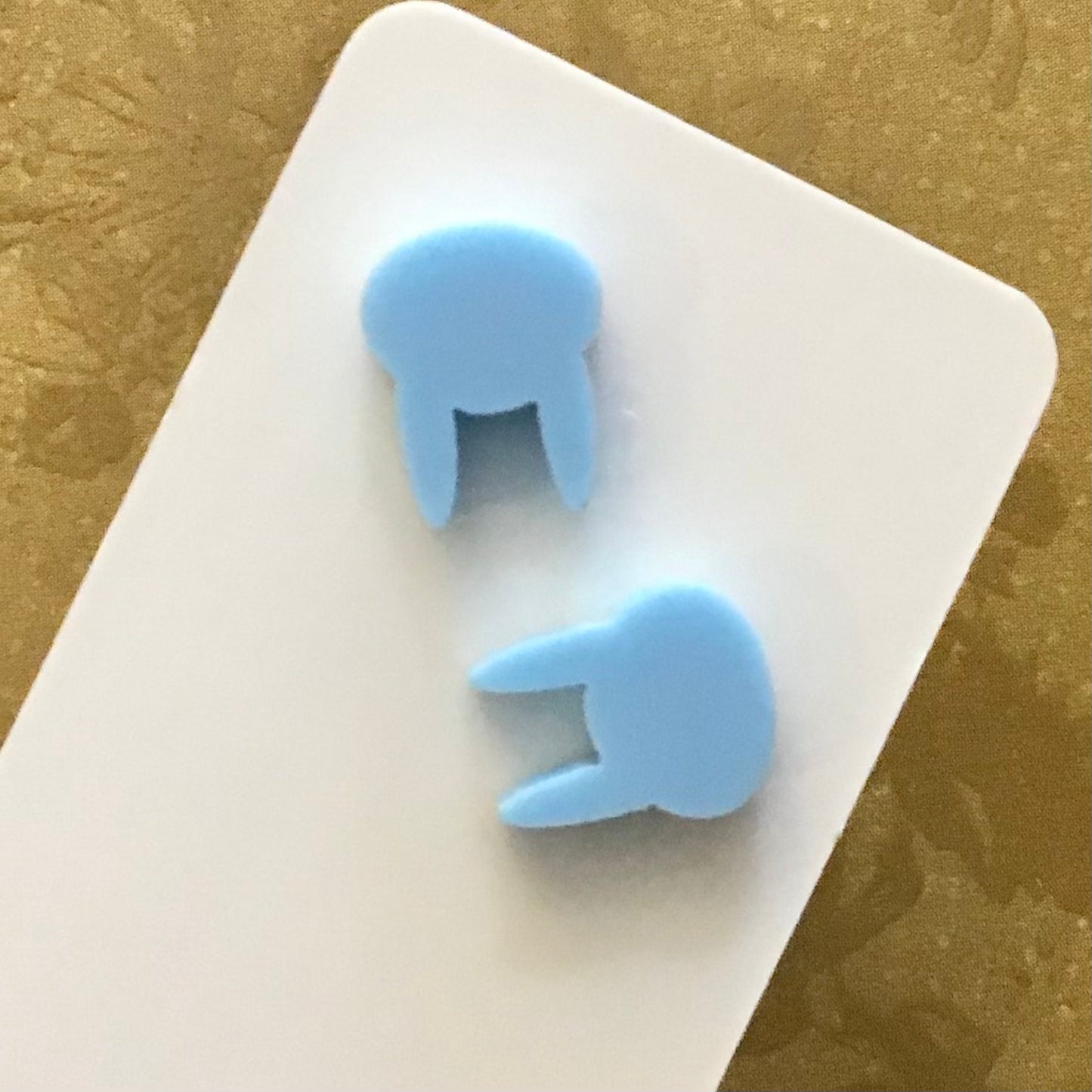 Novelty Studs Earrings - Graphic Acrylic