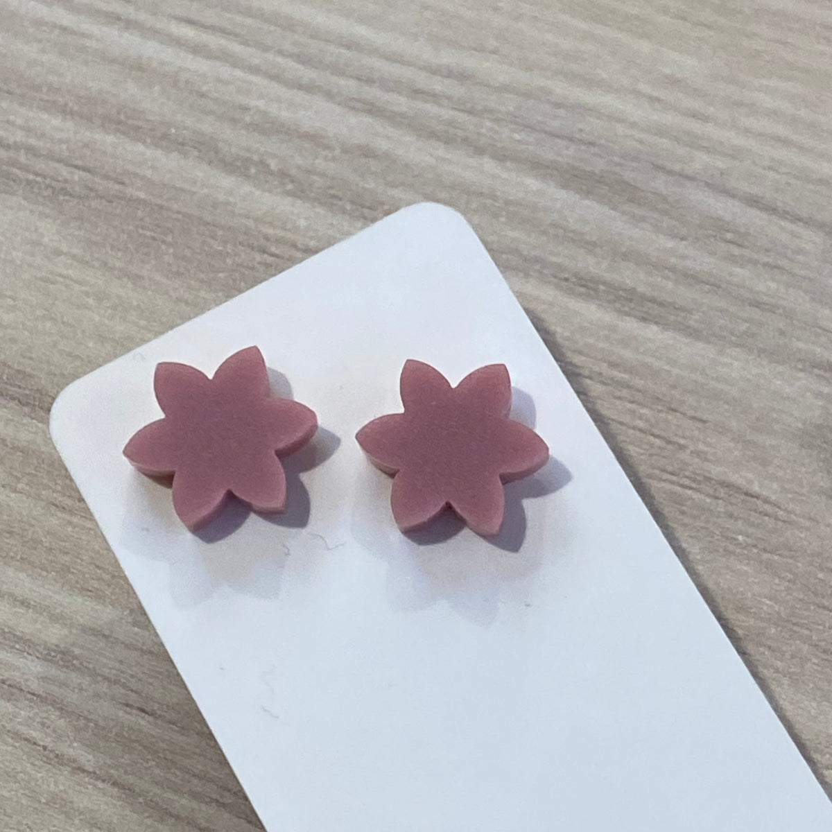 Novelty Studs Earrings - Graphic Acrylic