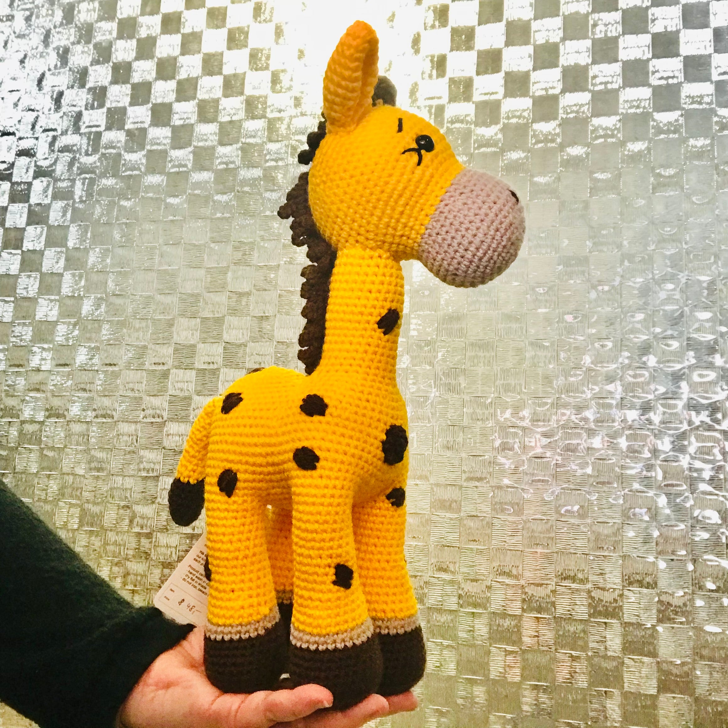 Standing Giraffe Crochet Toy