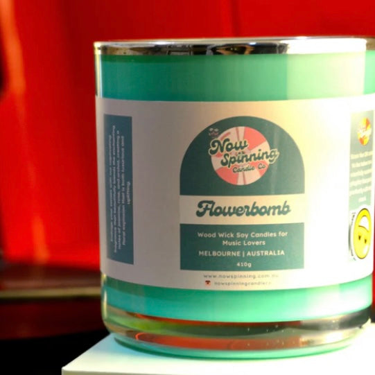 Candles for Music Lovers - Flowerbomb with Tunes