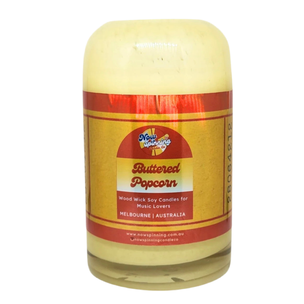 Candles for Music Lovers - Buttered Popcorn with Tunes