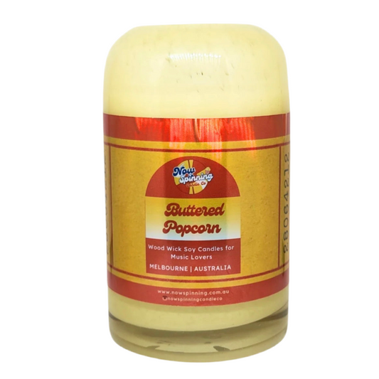 Candles for Music Lovers - Buttered Popcorn with Tunes