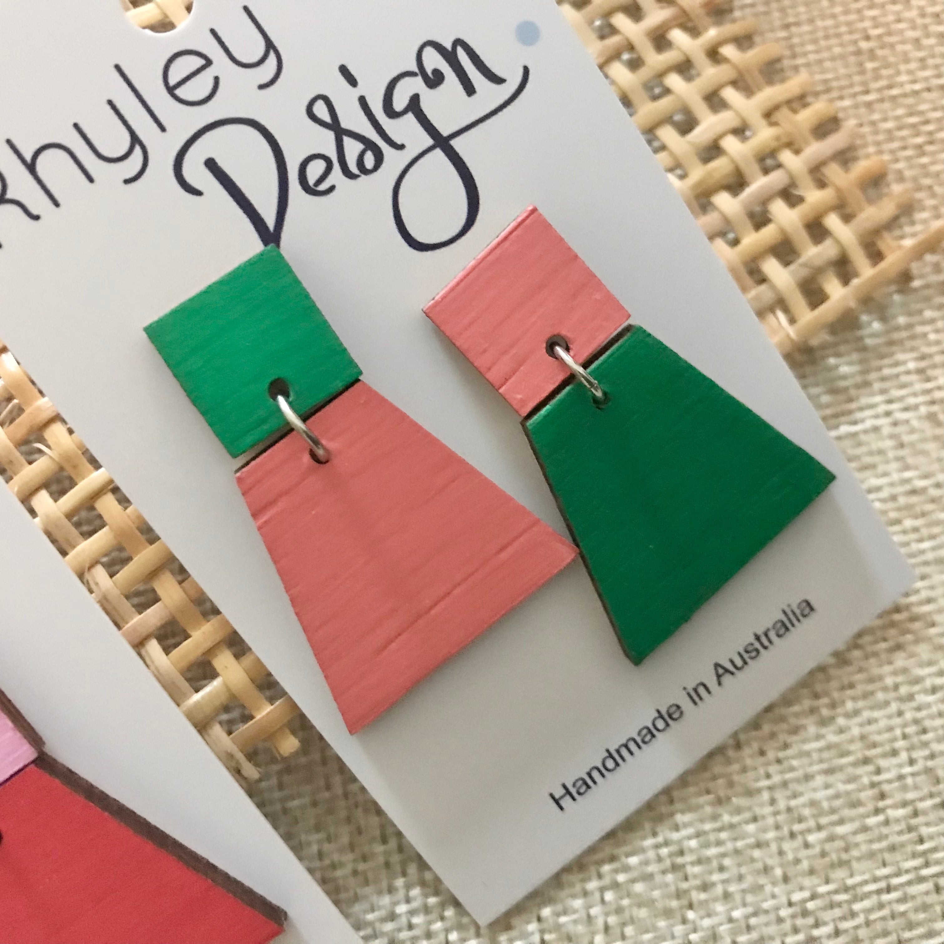 Bamboo 2 Piece Earrings