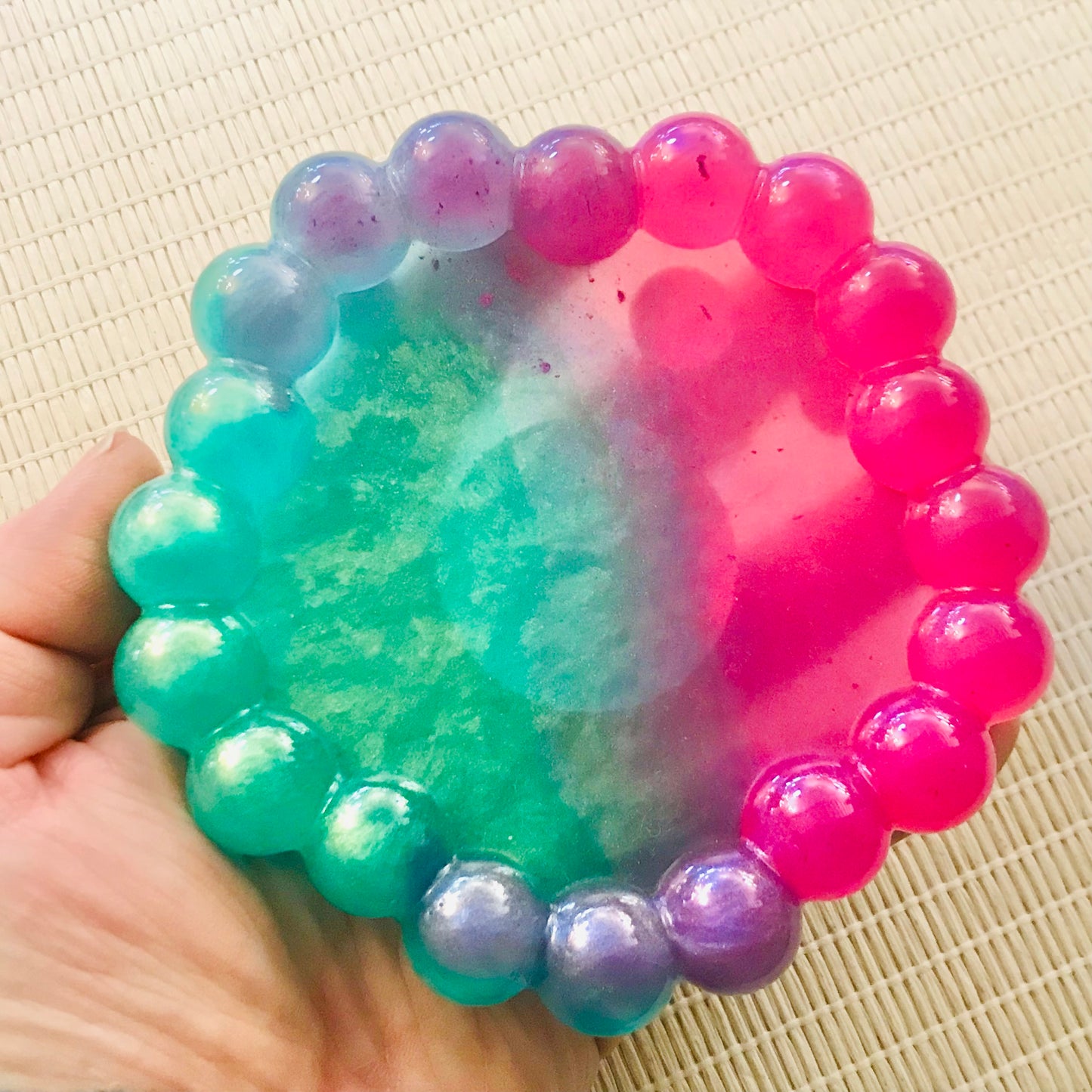 Eco Resin Bobble Trinket Dish