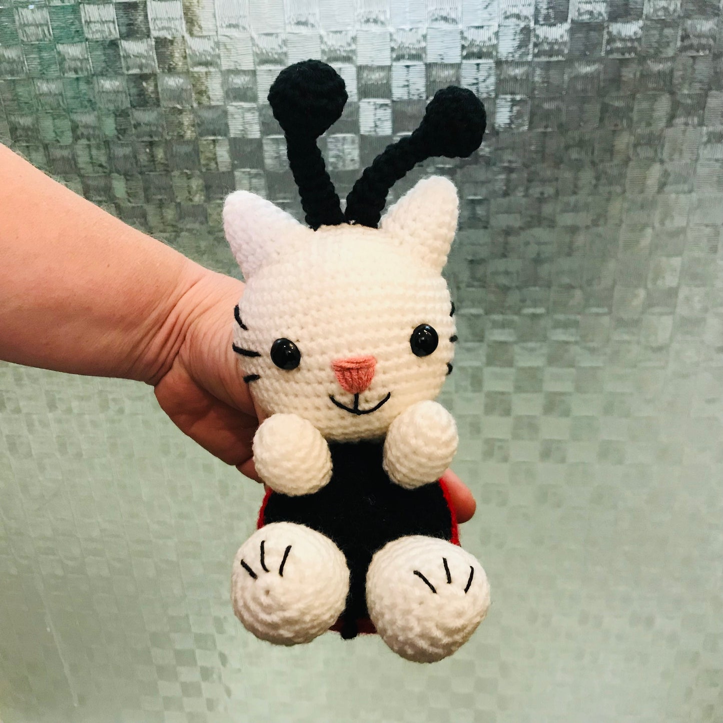 Lady Bird Kitty Crochet Toy