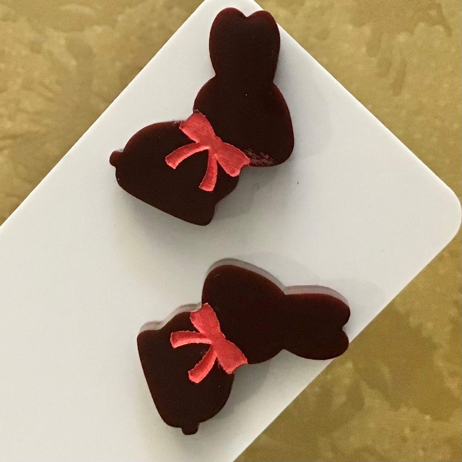 Novelty Studs Earrings - Graphic Acrylic