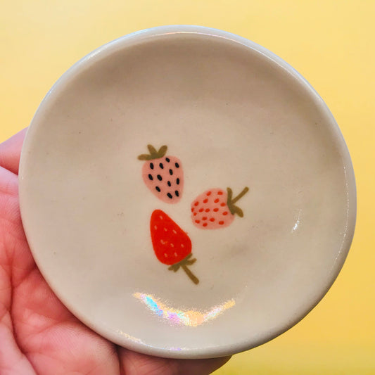 Handthrown Pottery Round Small Bowls & Trinket Dishes - Patterned & Coloured