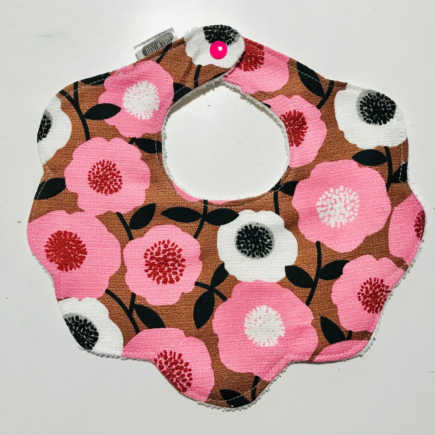 Bibs - Handmade Scalloped baby and toddler bib