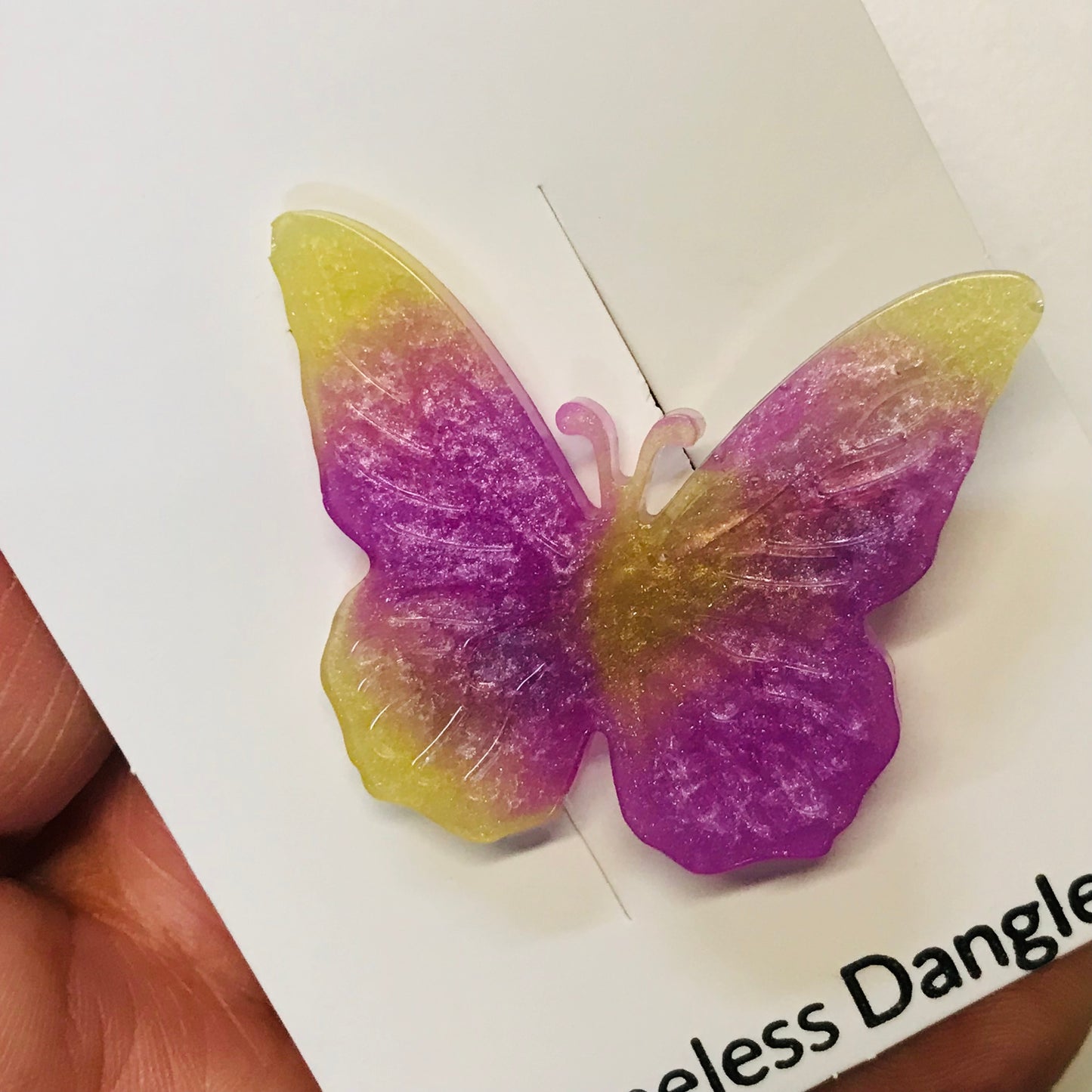 Resin Sparkle Hair Clips - Single Clip