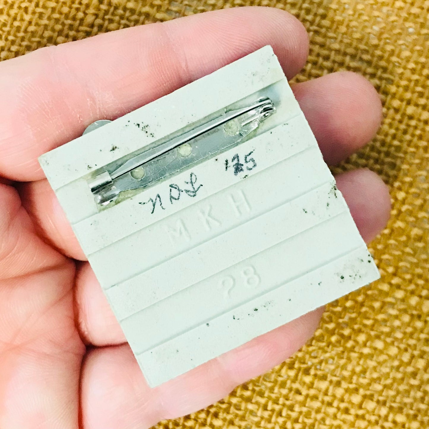 Found Object Brooch - Teeny Tiny City 5