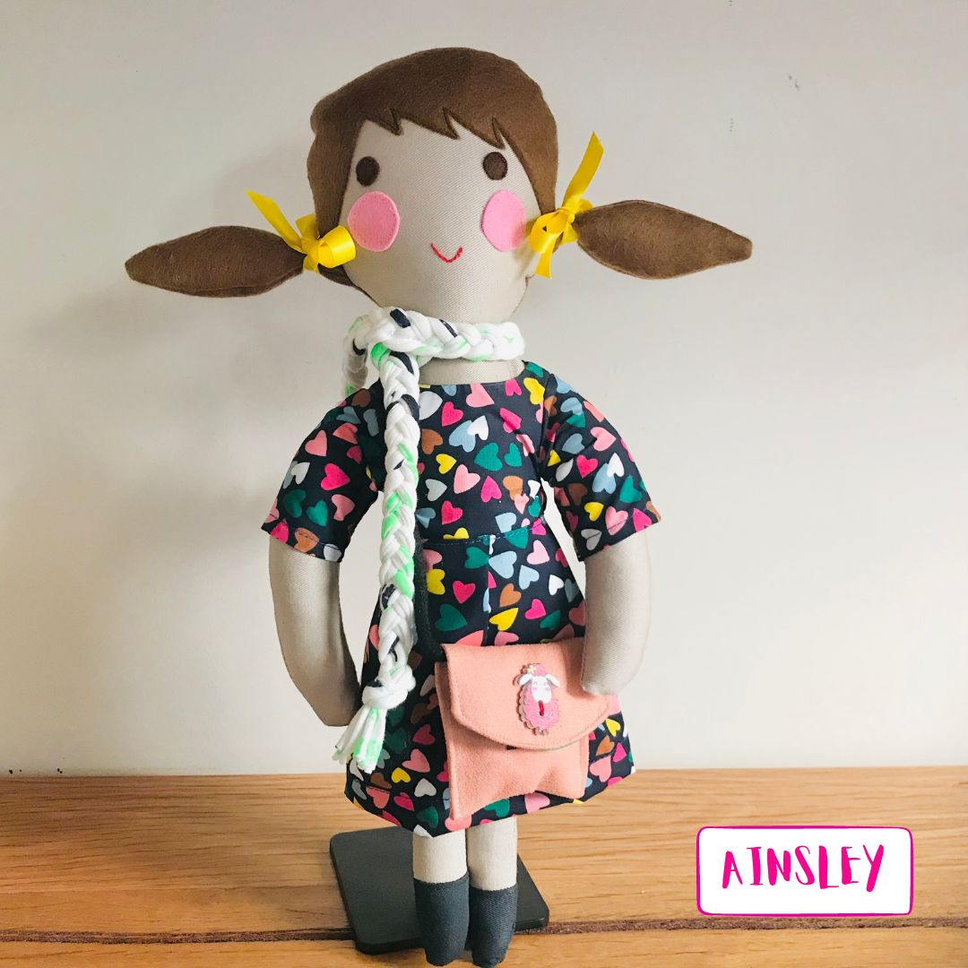 Handmade One-Of-A-Kind Best Friends Cloth Dolls