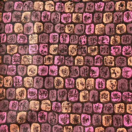 Custom Lamp Shade only - Atomic Era Cobblestones