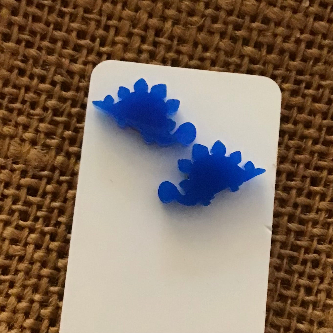 Novelty Studs Earrings - Graphic Acrylic