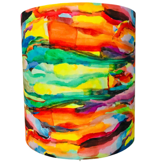 Small Glass Rainbow Horizon Table Lamp